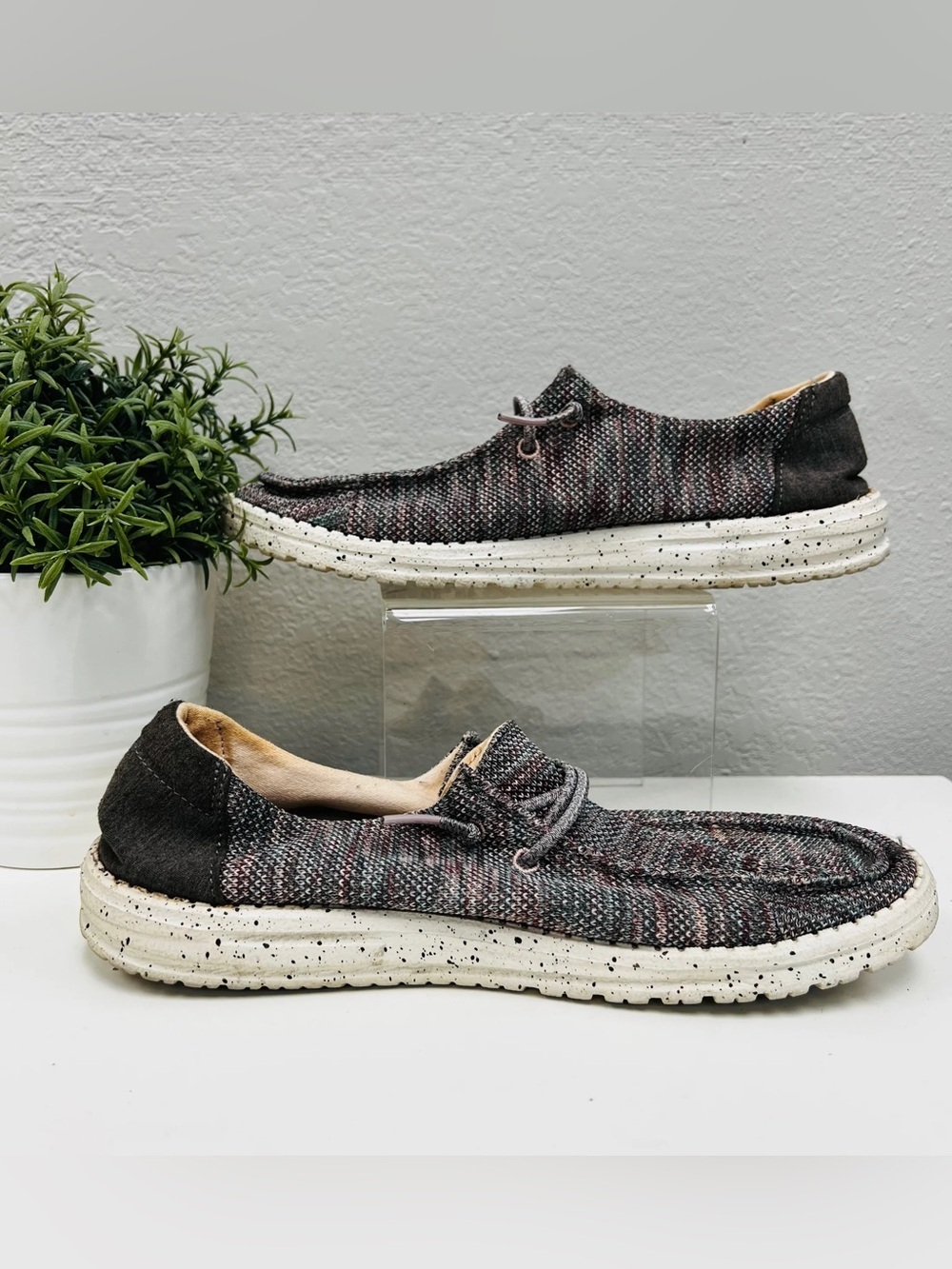 Hey Dude Wendy Sox Slip-On Shoes - Size 8